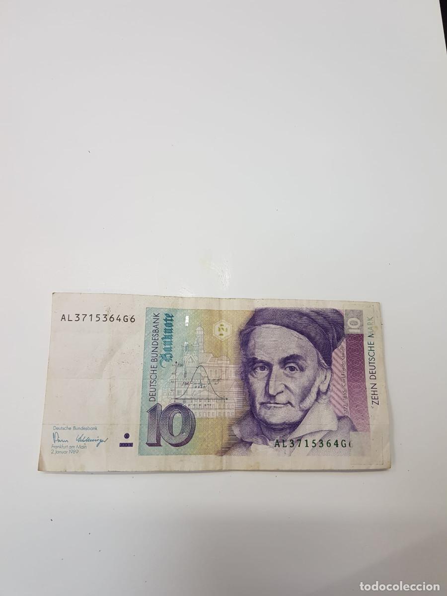 Billetes extranjeros: ALEMANIA-10 MARCOS-1989