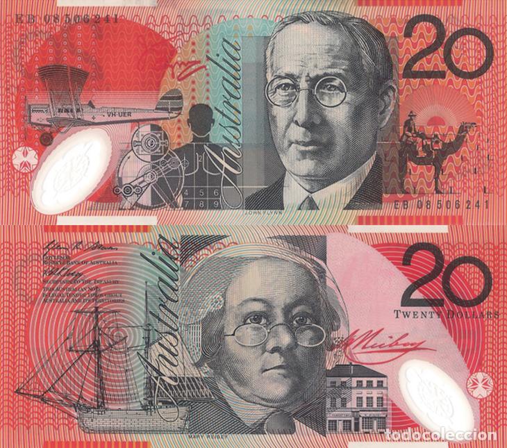 Billetes extranjeros: AUSTRALIA, $20, 2008, P59f, POLYMER, UNC