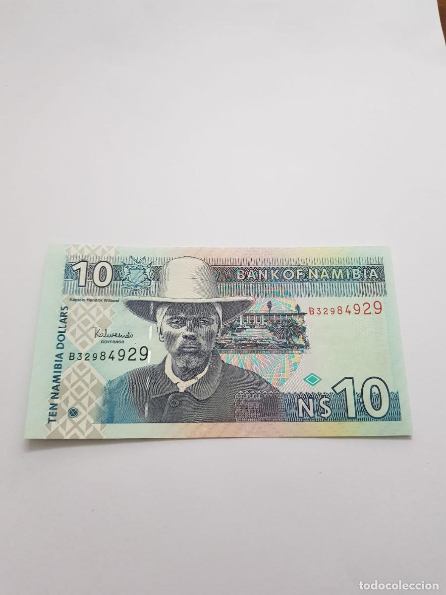 Billetes extranjeros: NAMIBIA- 10 DOLARES- 2001