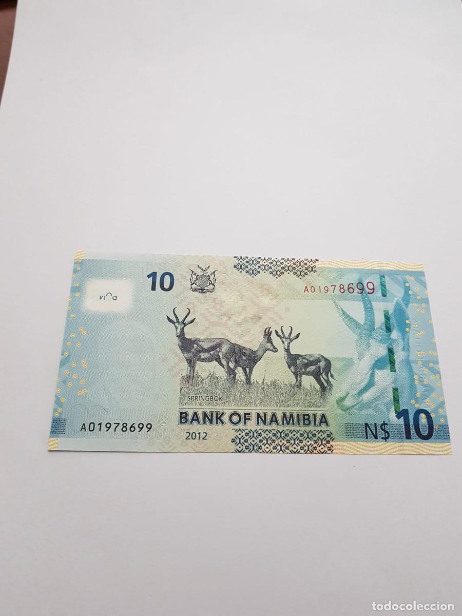 Billetes extranjeros: NAMIBIA- 10 DOLARES- 2001 - Foto 2
