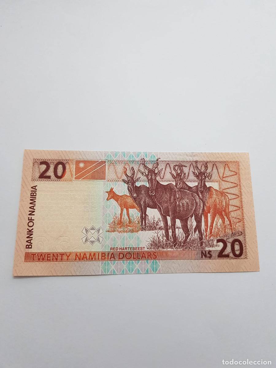 Billetes extranjeros: NAMIBIA- 20 DOLARES- 2002 - Foto 2