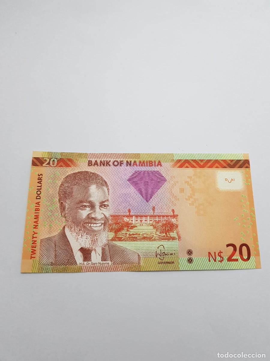 Billetes extranjeros: NAMIBIA- 20 DOLARES- 2011