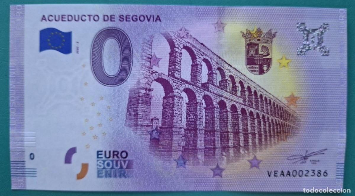 International Banknotes: BILLETE 0 Euro Souvenir ESPA&Ntilde;A: VEAA 2020-2 ACUEDUCTO DE SEGOVIA