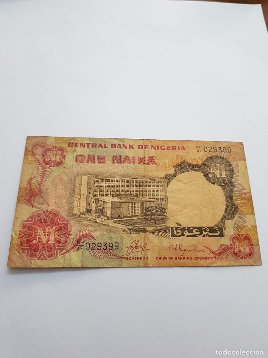 Billetes extranjeros: NIGERIA- 1 NAIRA- 1973