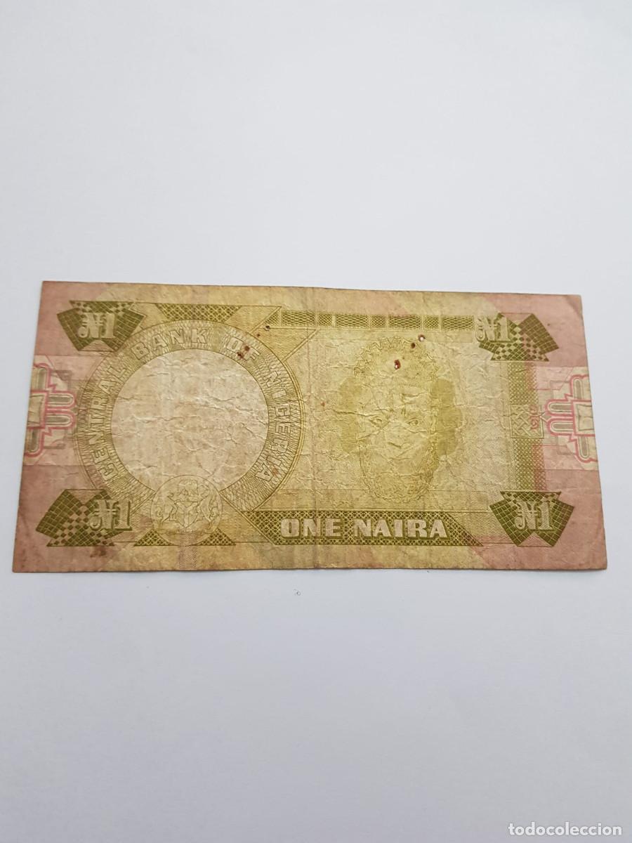 Billetes extranjeros: NIGERIA- 1 NAIRA- 1984 - Foto 2