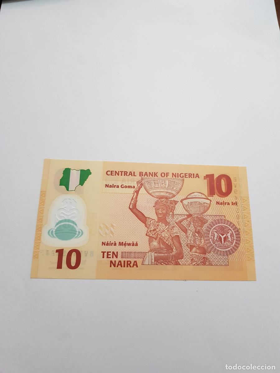 Billetes extranjeros: NIGERIA- 10 NAIRA- 2014