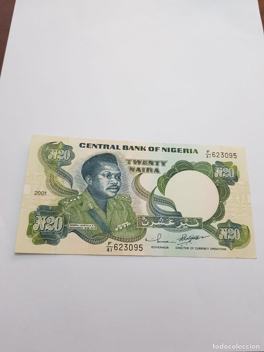 Billetes extranjeros: NIGERIA- 20 NAIRA- 2001