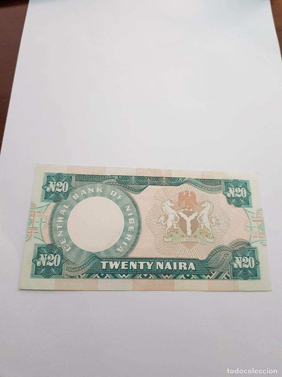 Billetes extranjeros: NIGERIA- 20 NAIRA- 2001 - Foto 2