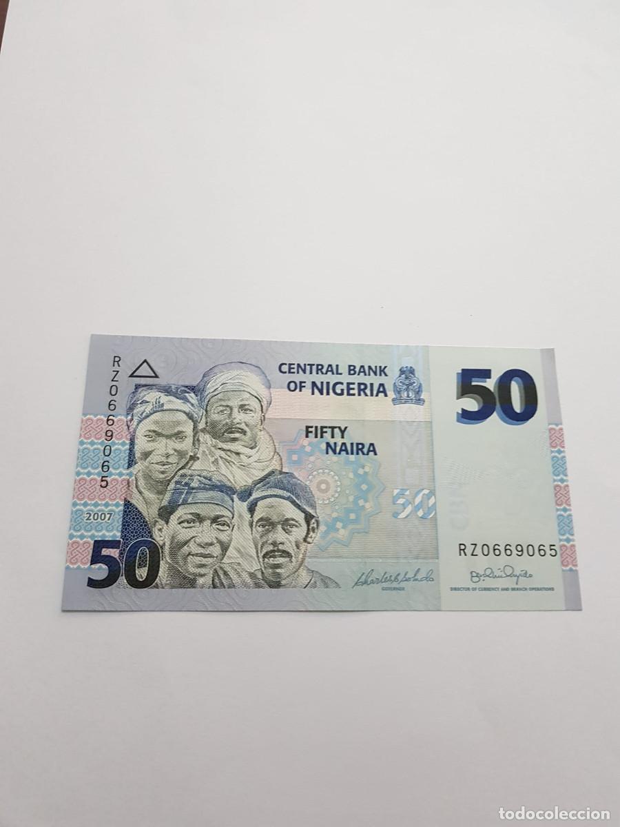 Billetes extranjeros: NIGERIA- 50 NAIRA- 2007