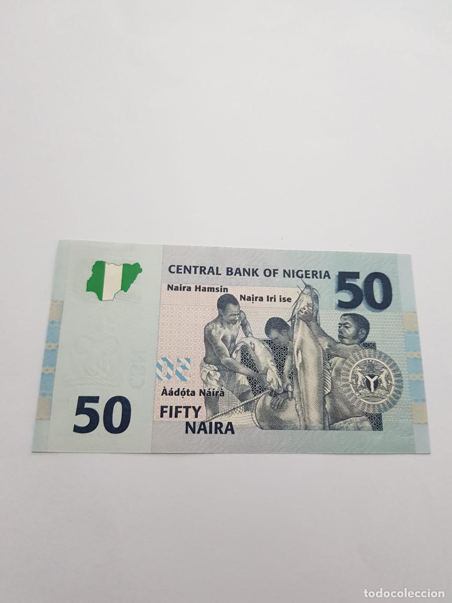 Billetes extranjeros: NIGERIA- 50 NAIRA- 2007 - Foto 2