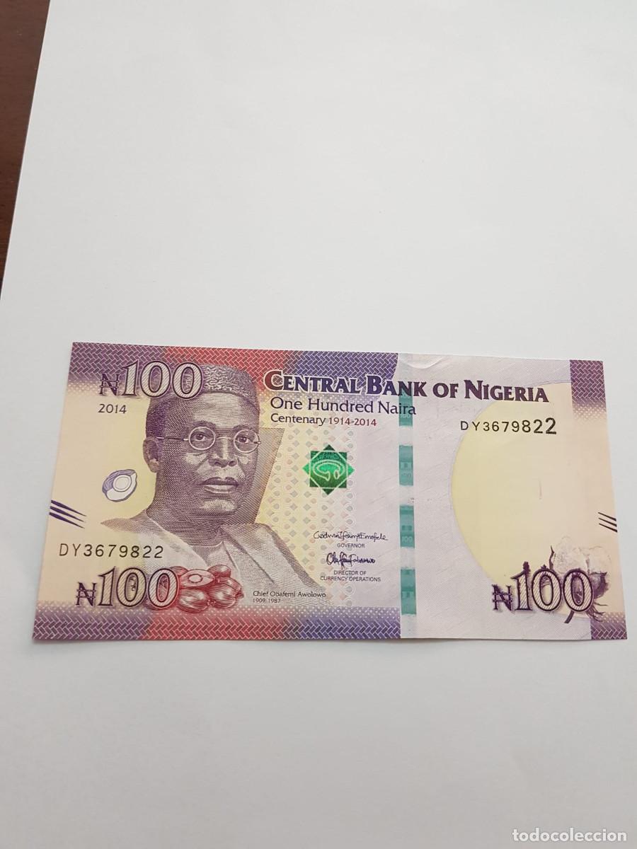 Billetes extranjeros: NIGERIA- 100 NAIRA- 2014