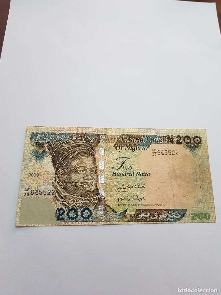 Billetes extranjeros: NIGERIA- 200 NAIRA- 2009