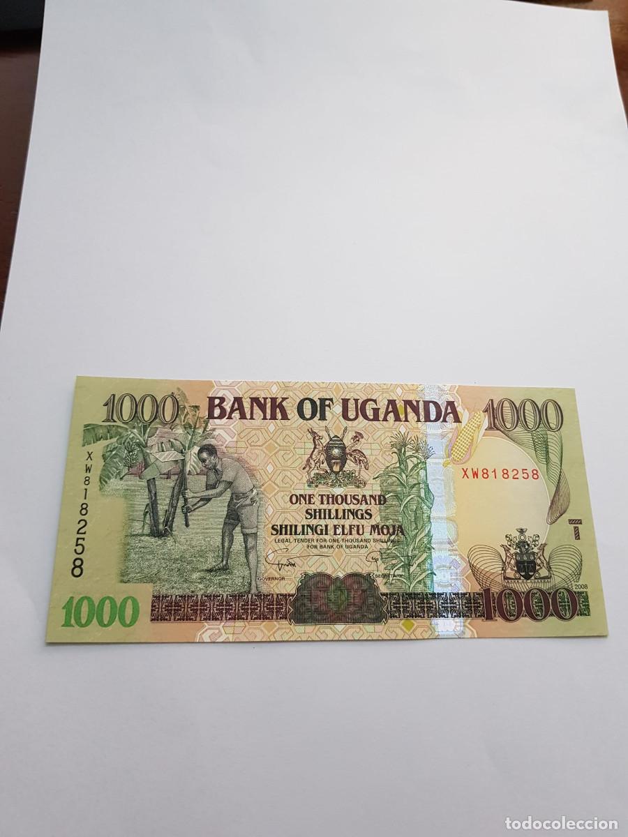 Billetes extranjeros: UGANDA- 1000 SHILLINGS-2008