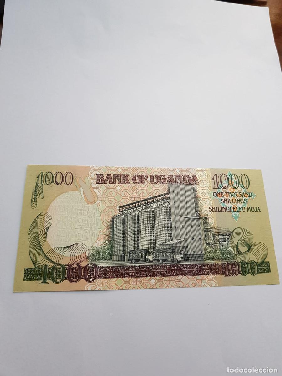 Billetes extranjeros: UGANDA- 1000 SHILLINGS-2008 - Foto 2