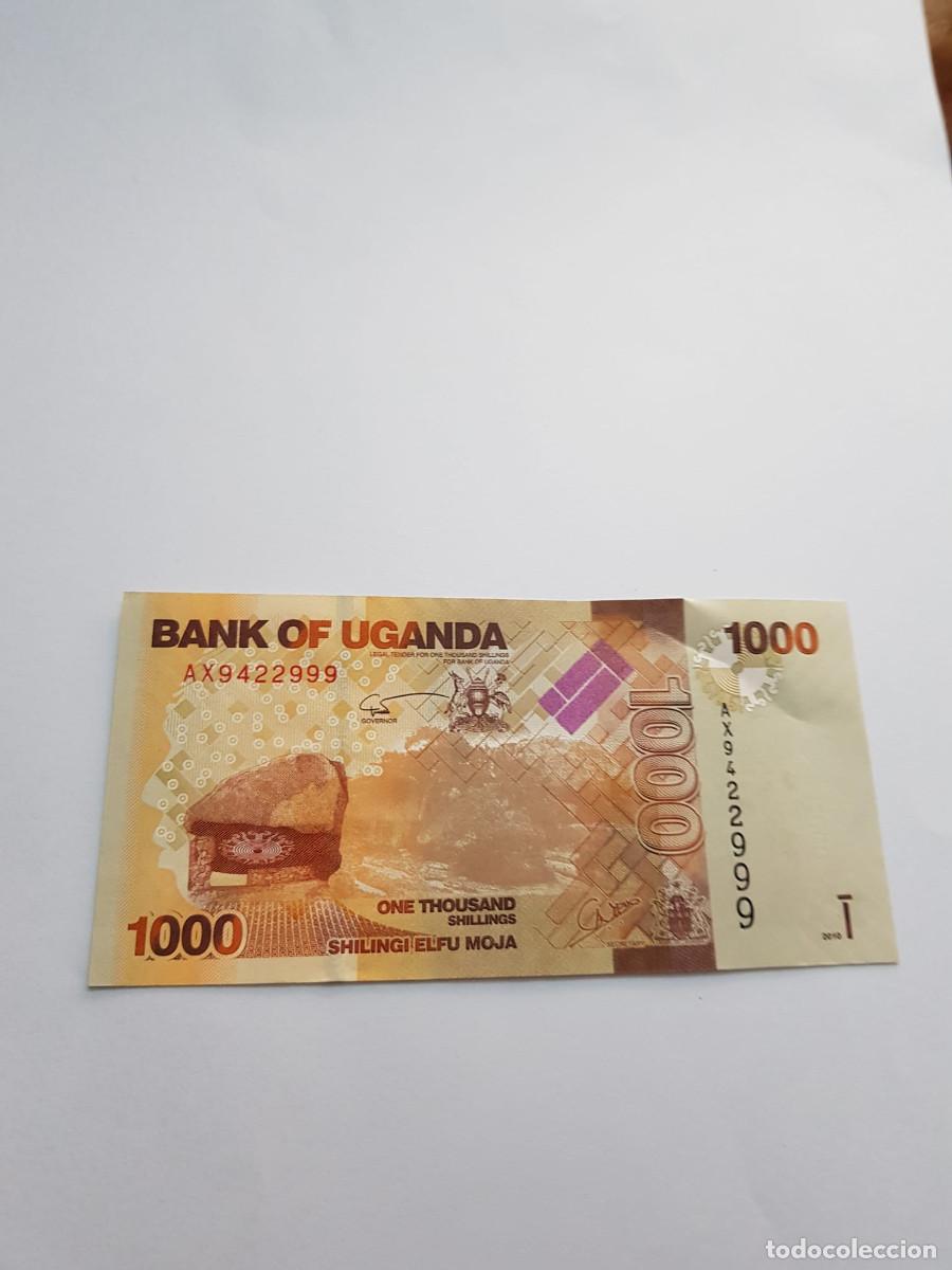 Billetes extranjeros: UGANDA- 1000 SHILLINGS-2010