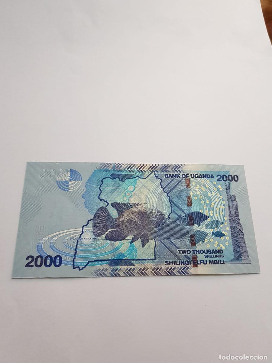 Billetes extranjeros: UGANDA- 2000 SHILLINGS-2010 - Foto 2
