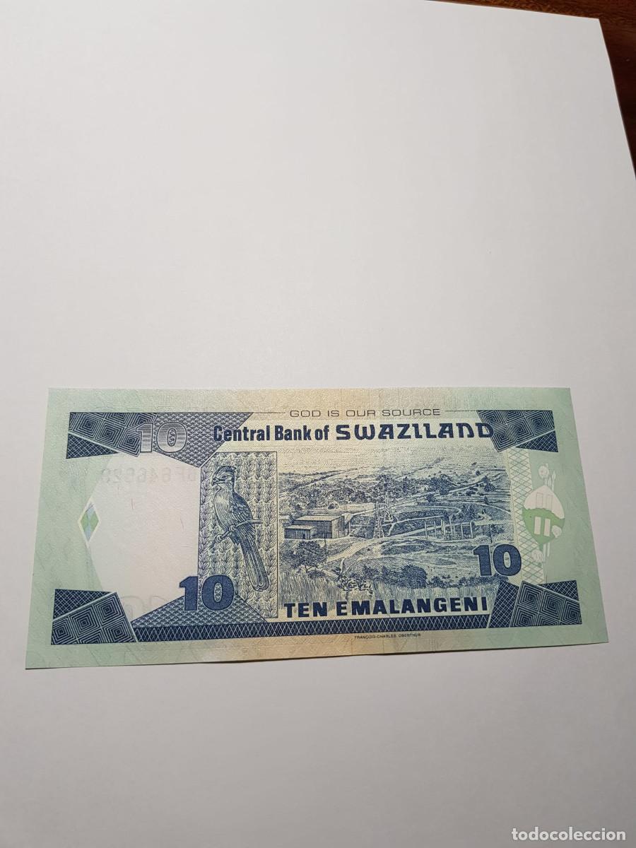 Billetes extranjeros: SWAZILAND- 10 EMALANGENI-2006 - Foto 2