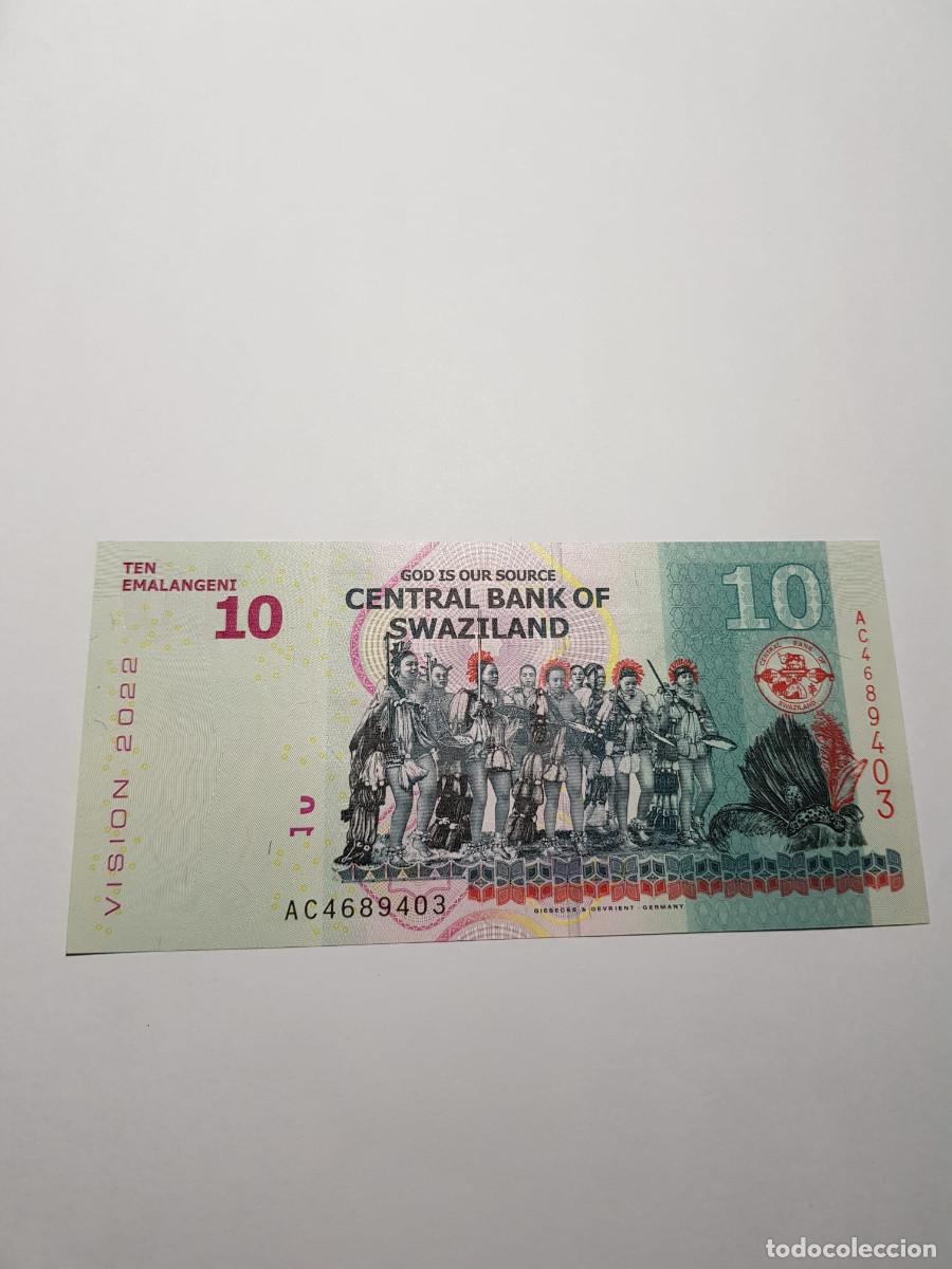 Billetes extranjeros: SWAZILAND- 10 SWAZILAND-2015 - Foto 2