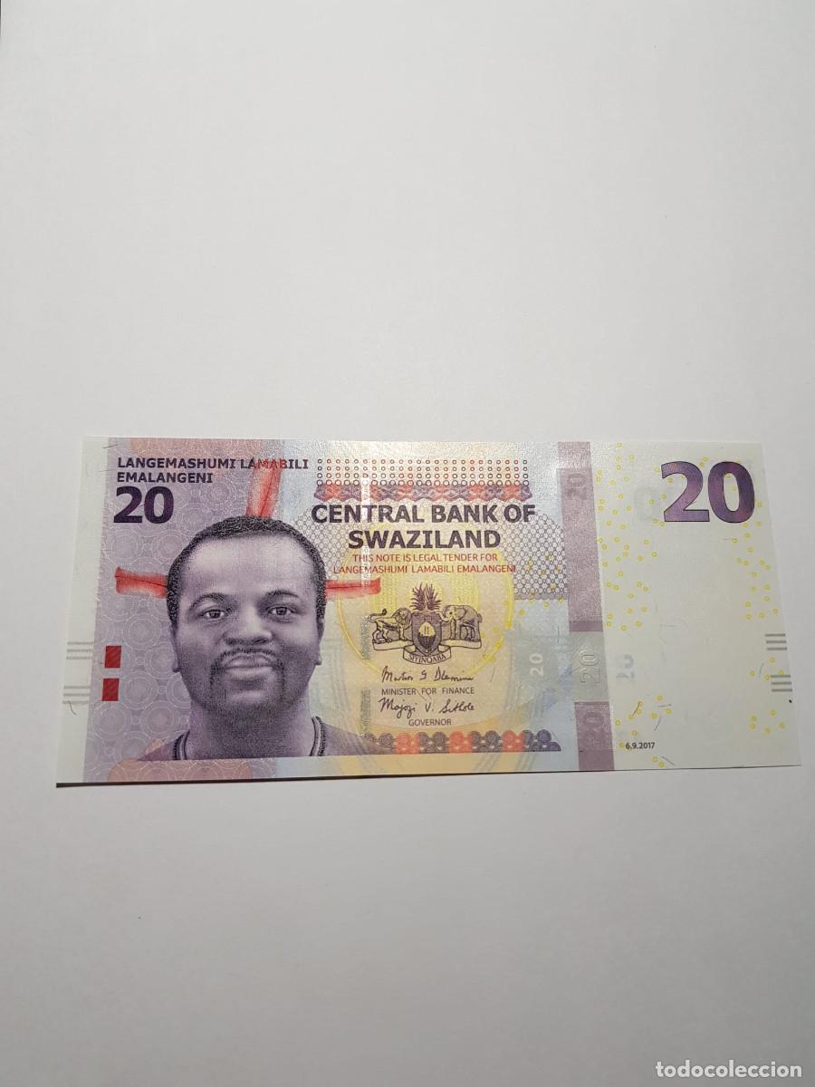 Billetes extranjeros: SWAZILAND- 20 SWAZILAND-2017