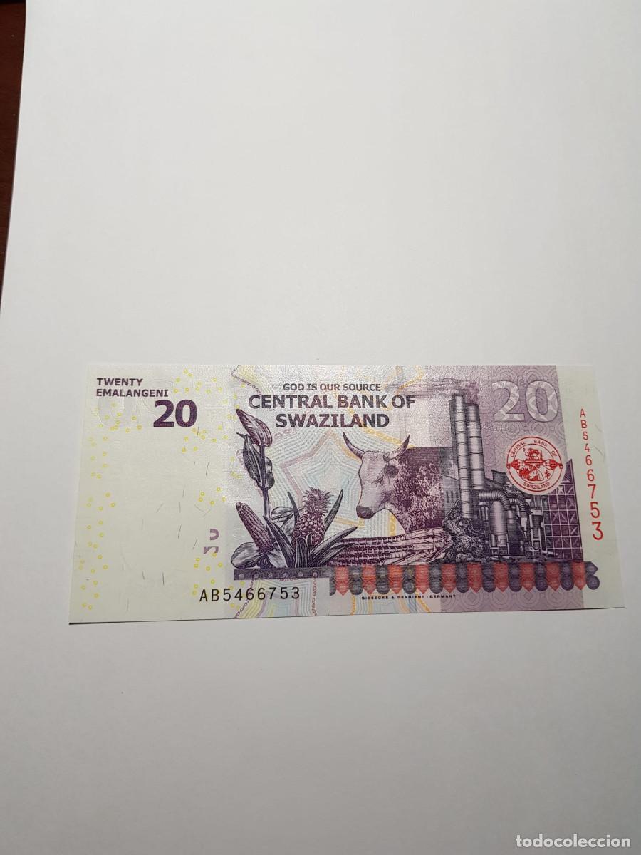 Billetes extranjeros: SWAZILAND- 20 SWAZILAND-2017 - Foto 2