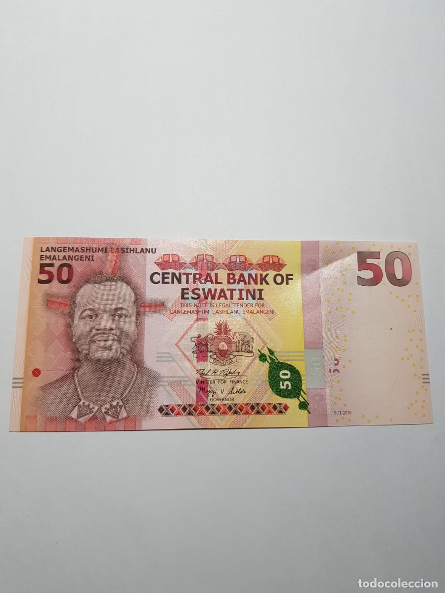 Billetes extranjeros: SWAZILAND- 50 ESWATINI-2021