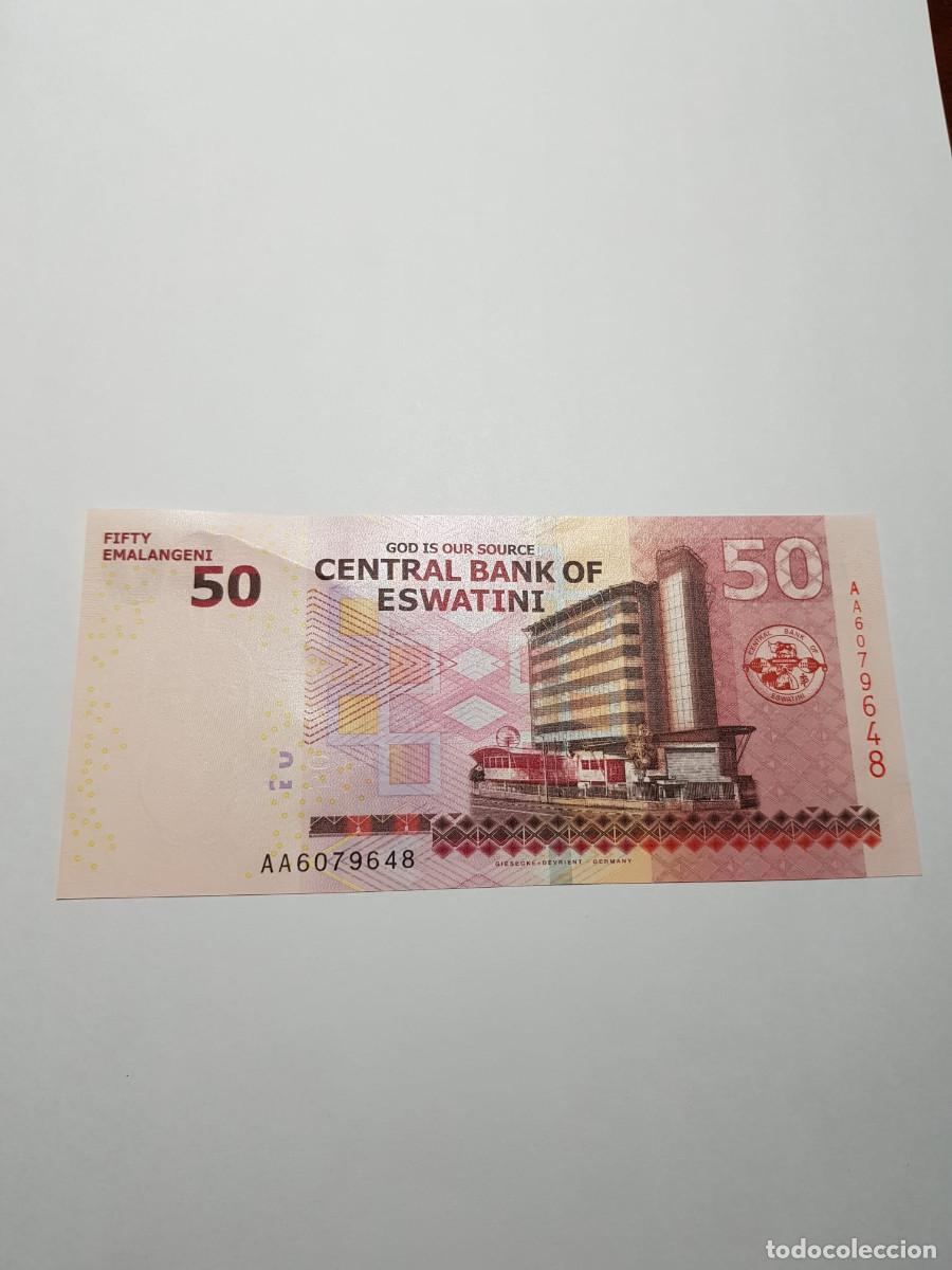 Billetes extranjeros: SWAZILAND- 50 ESWATINI-2021 - Foto 2