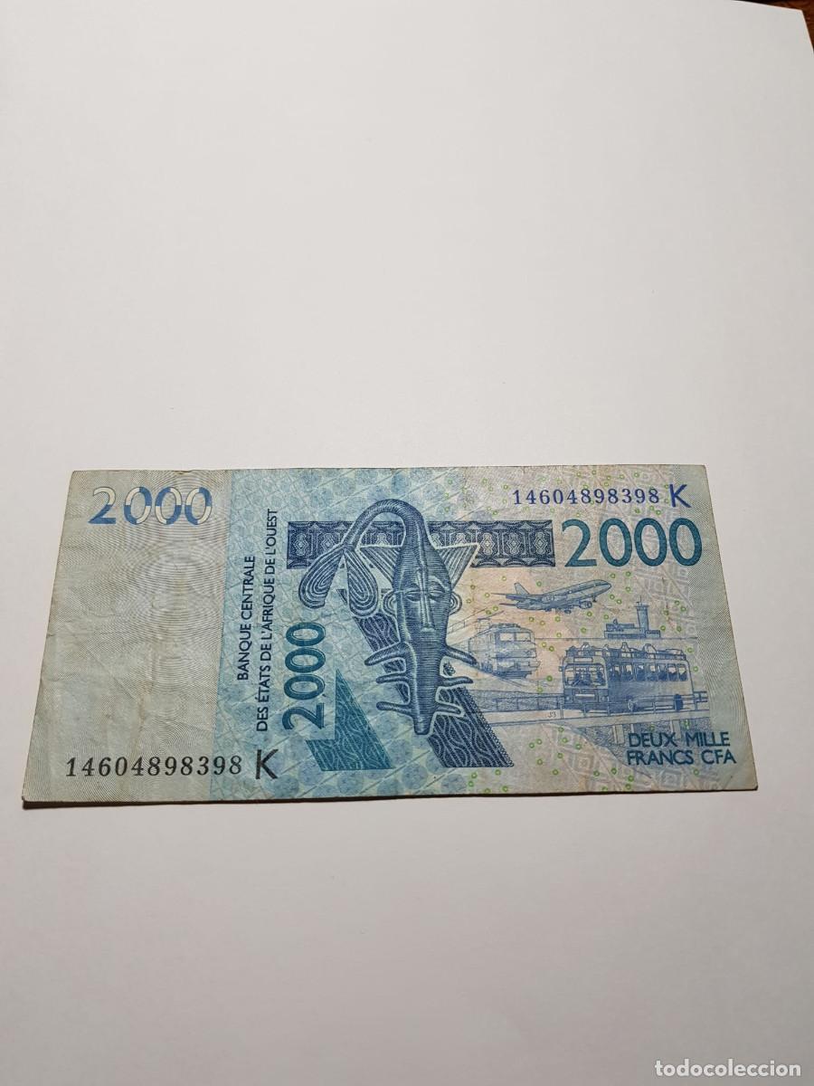 Billetes extranjeros: SENEGAL ESTADOS AFRICA DEL OESTE- 2000 FRANCOS-2003
