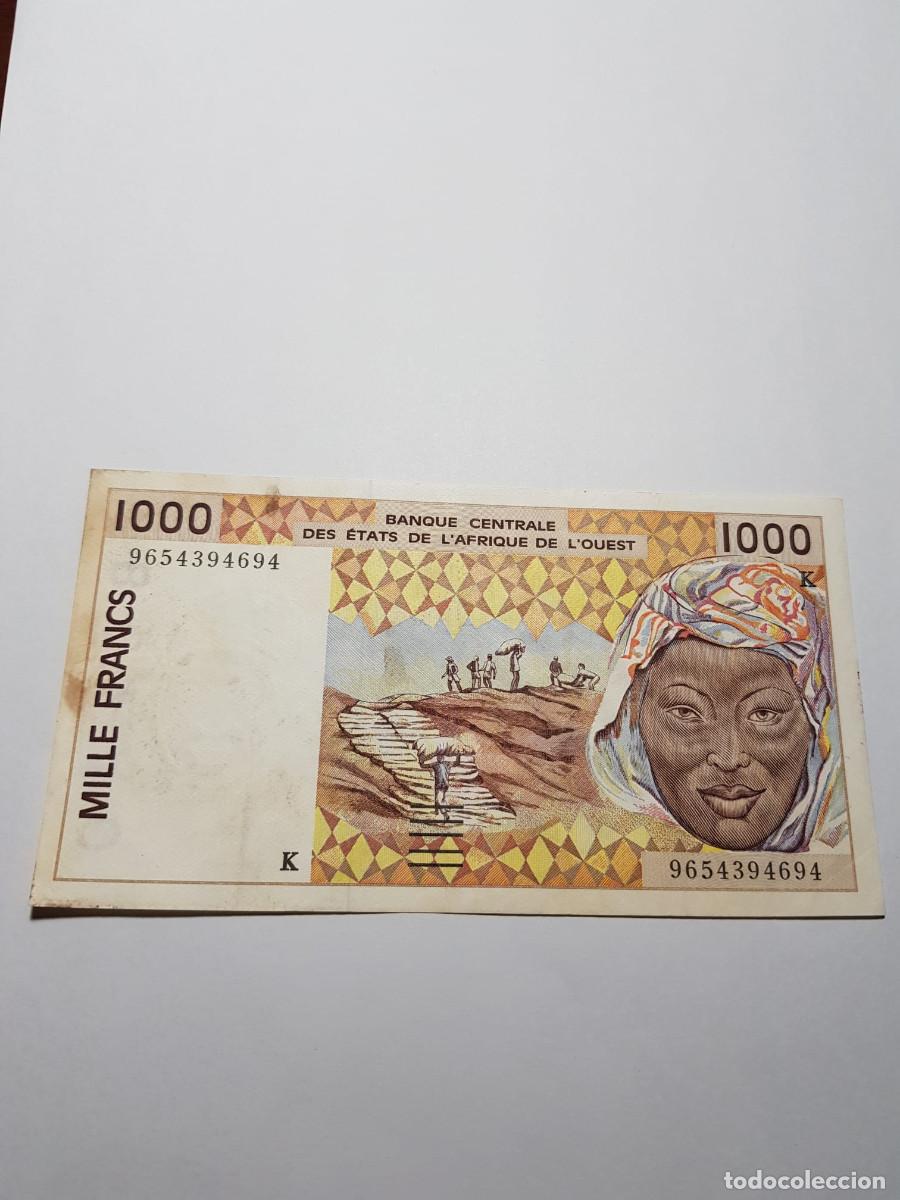 Billetes extranjeros: SENEGAL ESTADOS AFRICA DEL OESTE- 1000 FRANCOS-1996