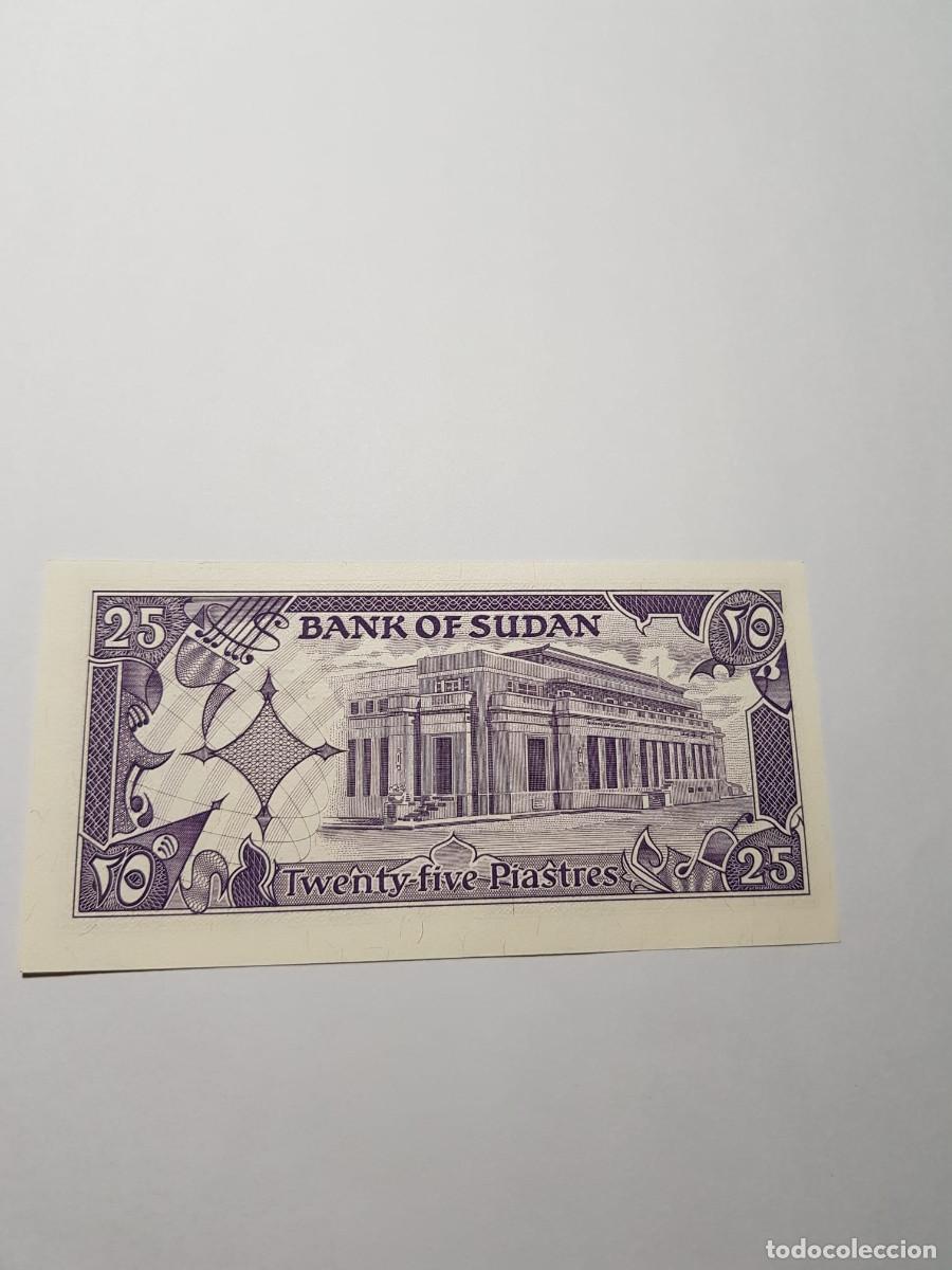 Billetes extranjeros: SUDAN- 25 PIASTRAS- 1985 - Foto 2