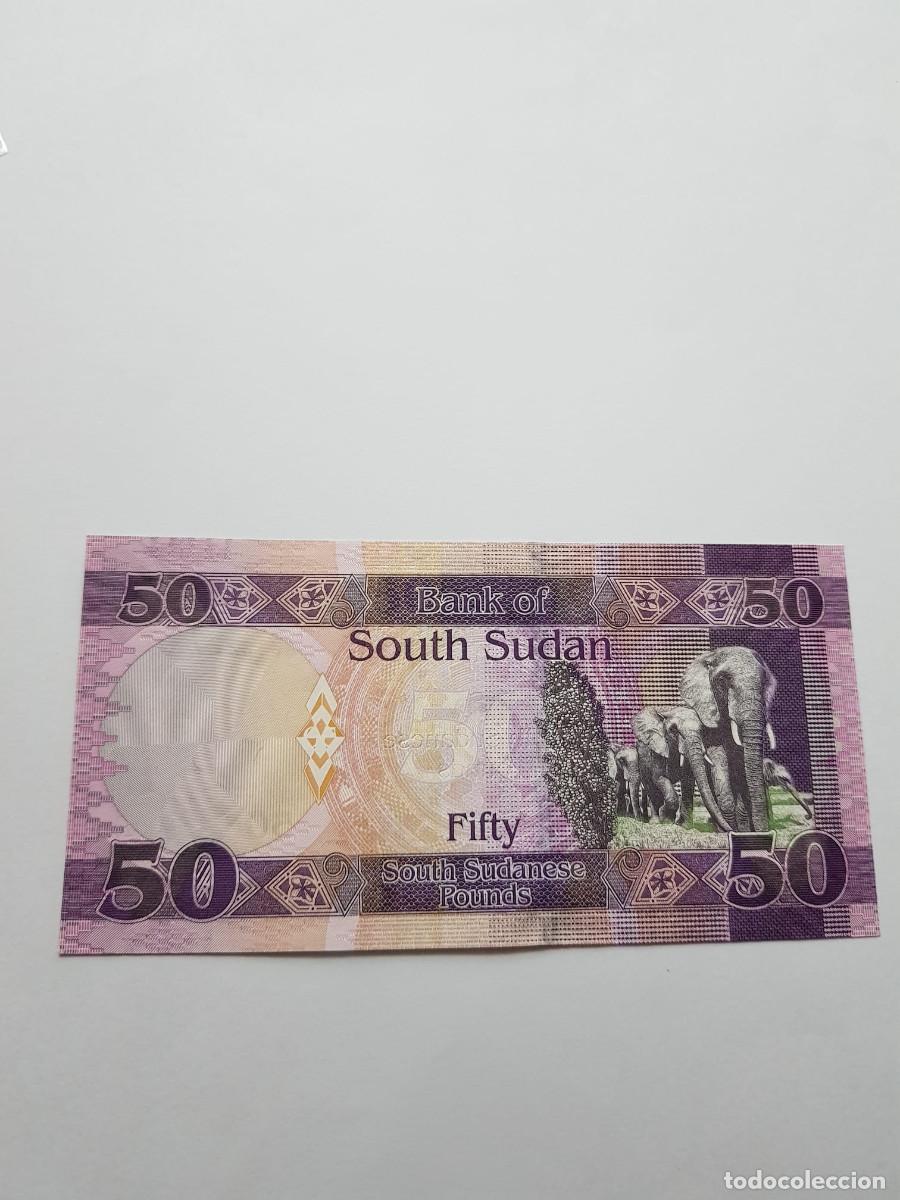 Billetes extranjeros: SUDAN DEL SUR- 50 LIBRAS- 2019 - Foto 2