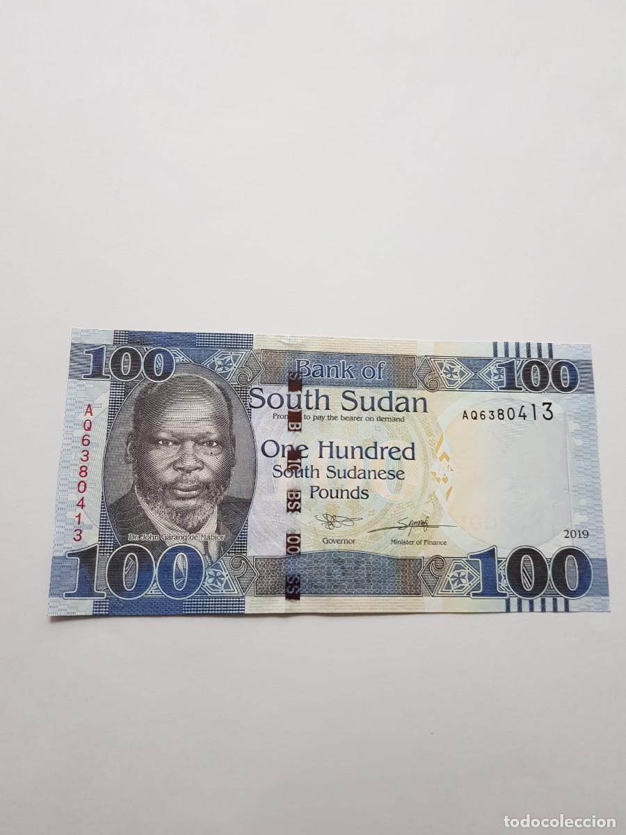 Billetes extranjeros: SUDAN DEL SUR- 100 LIBRAS- 2019