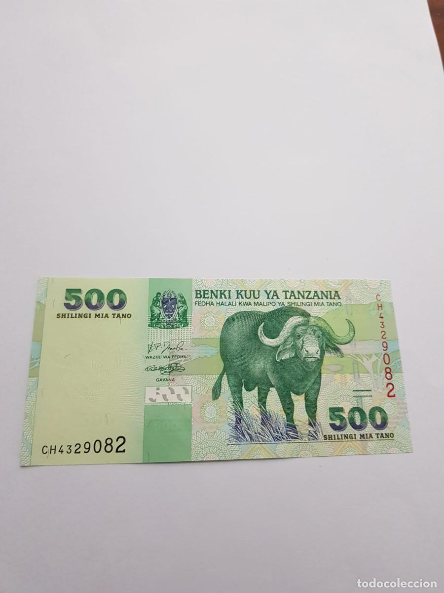 Billetes extranjeros: TANZANIA- 500 SHILINGI- 2003