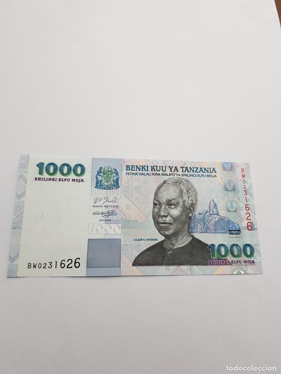 Billetes extranjeros: TANZANIA- 1000 SHILINGI- 2003