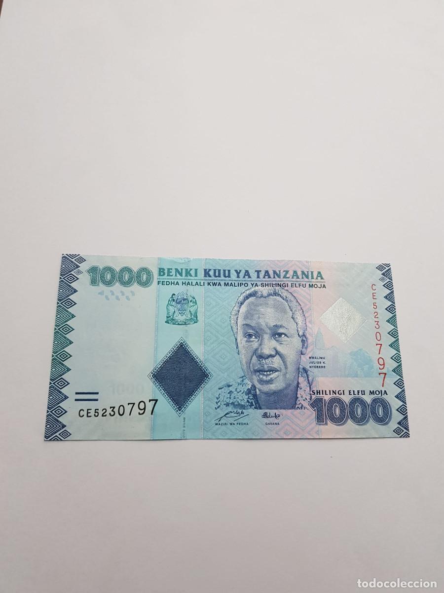 Billetes extranjeros: TANZANIA- 1000 SHILINGI- 2010