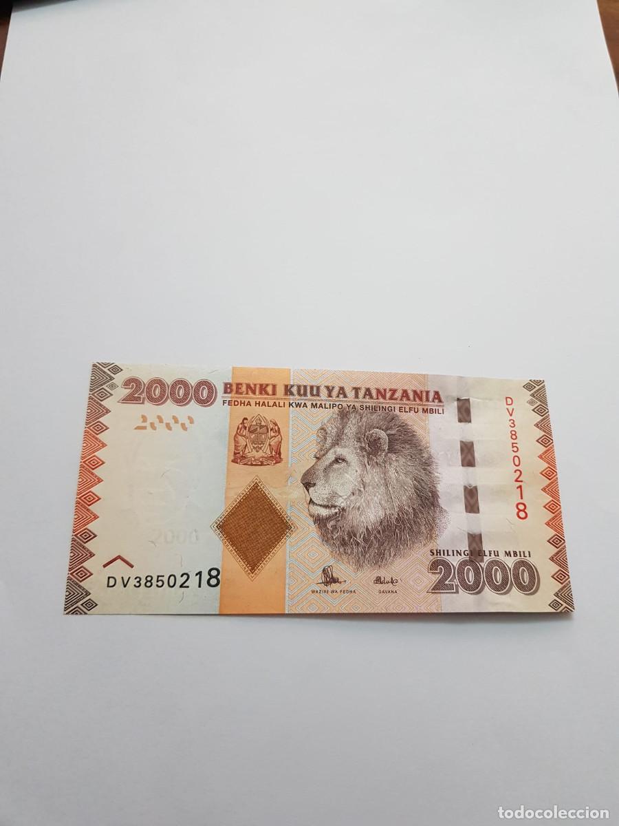 Billetes extranjeros: TANZANIA- 2000 SHILINGI- 2015