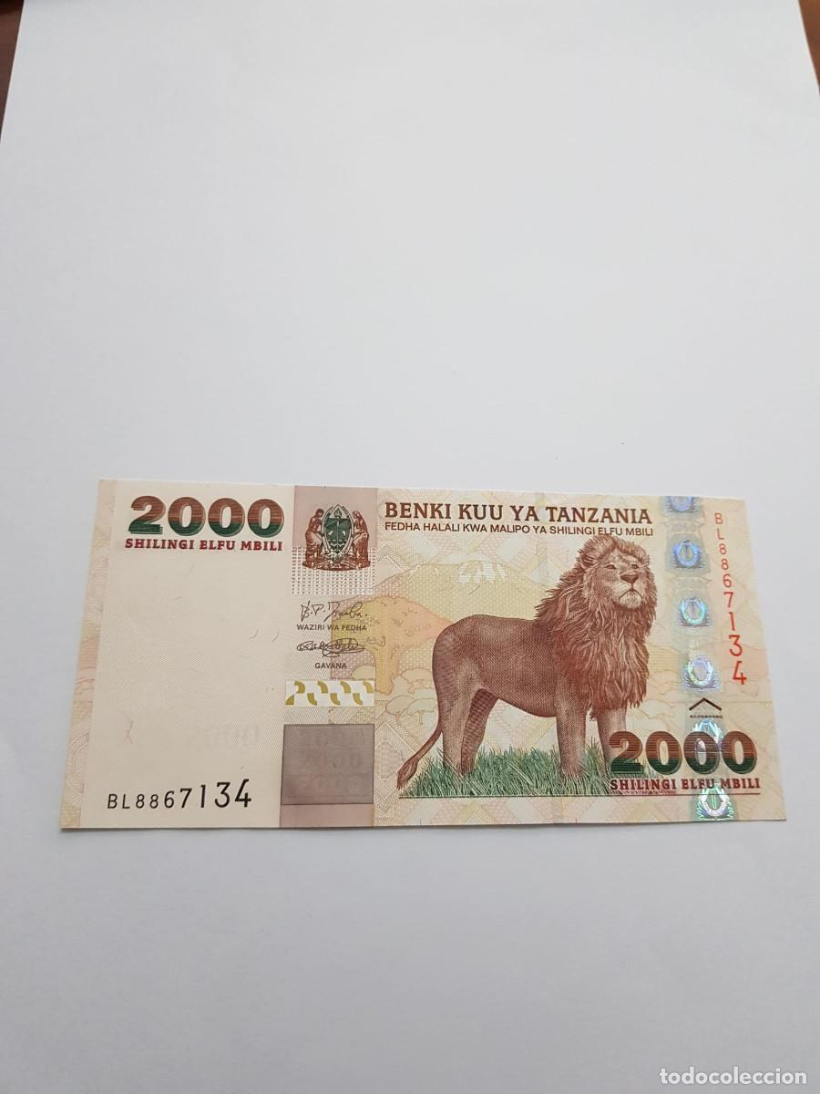 Billetes extranjeros: TANZANIA- 2000 SHILINGI- 2003