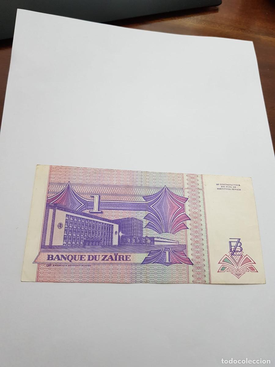 Billetes extranjeros: ZAIRE- 1 NUEVO ZAIRE- 1993 - Foto 2