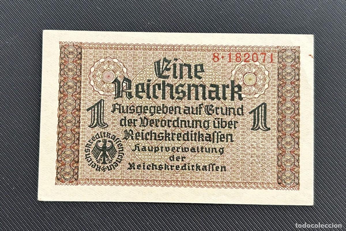 Billetes extranjeros: 1 REICHSMARCO 1940-1945 ALEMANIA. P#R136A. EBC / XF