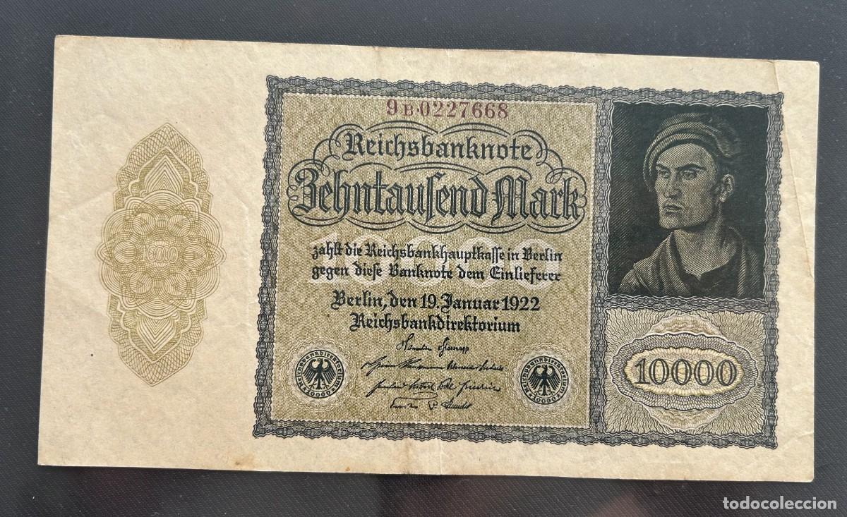 Billetes extranjeros: 10000 MARCOS 1922 ALEMANIA. P#72
