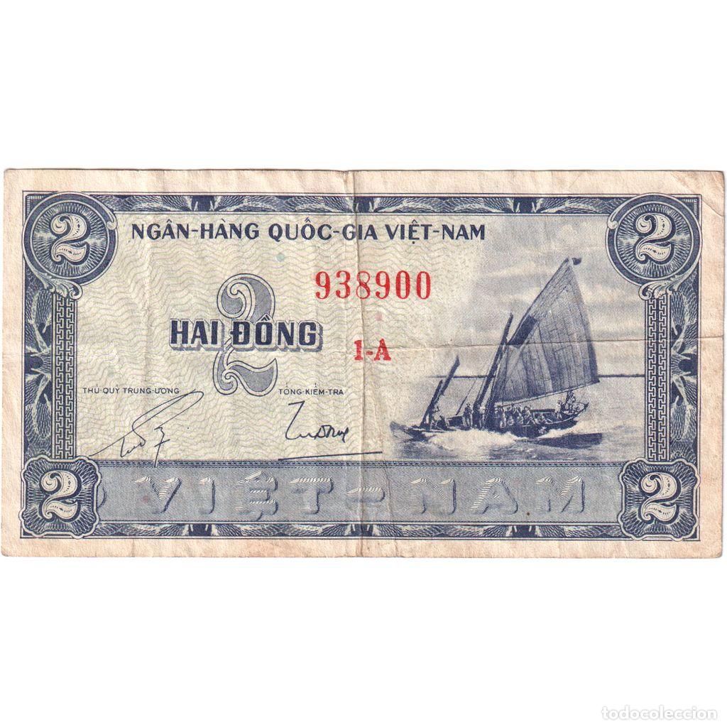 Billetes extranjeros: [#377823] Vietnam del Sur, 2 D&ocirc;ng, Undated (1955), MBC
