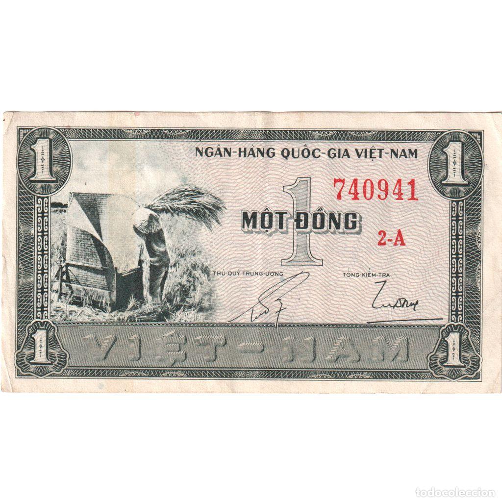 Billetes extranjeros: [#377826] Vietnam del Sur, 1 D&ocirc;ng, Undated (1955), EBC