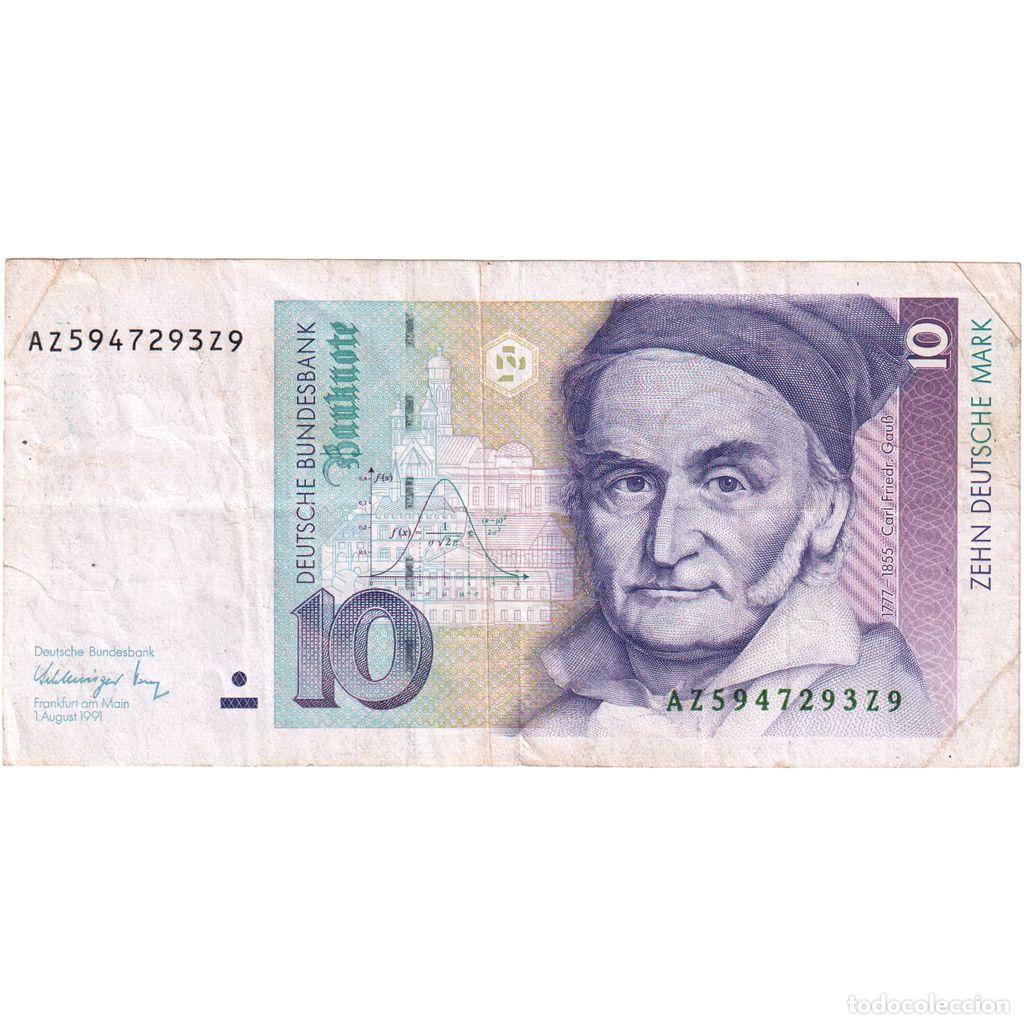 Billetes extranjeros: [#1234689] Billete, 10 Deutsche Mark, 1999, ALEMANIA - REP&Uacute;BLICA FEDERAL, 1999-09-01