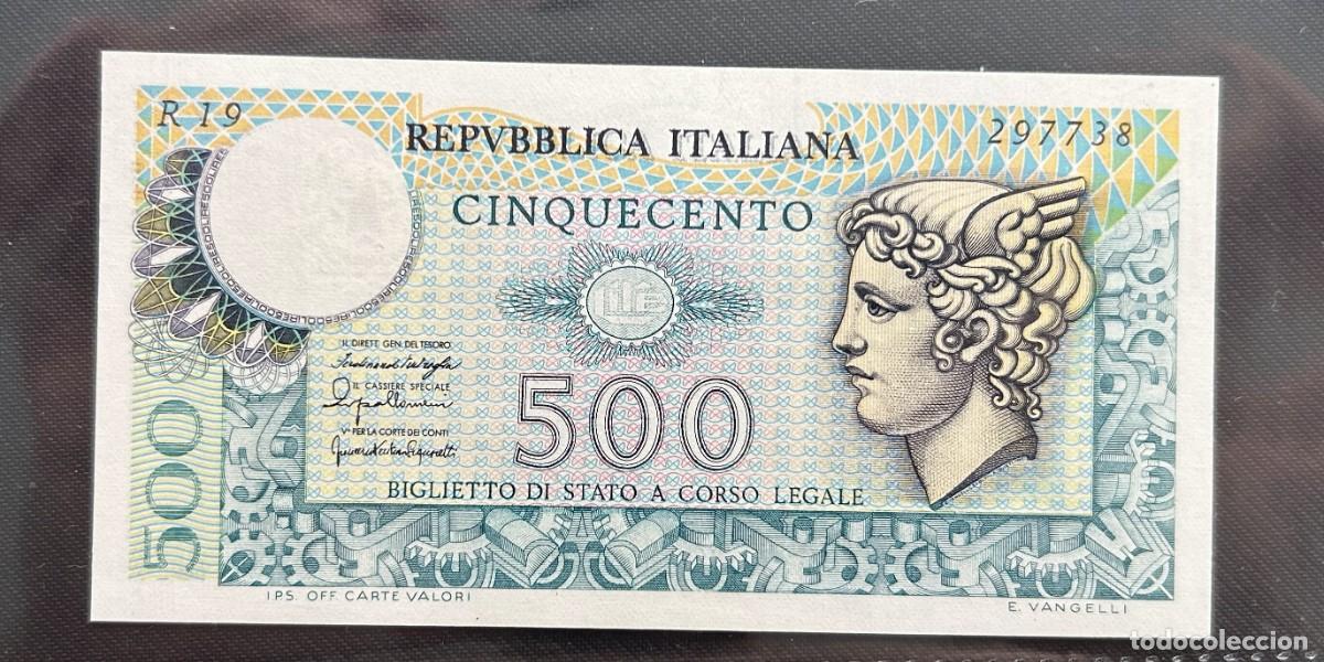 Billetes extranjeros: 500 LIRAS 20.12.1976 ITALIA. P#95. SC / UNC