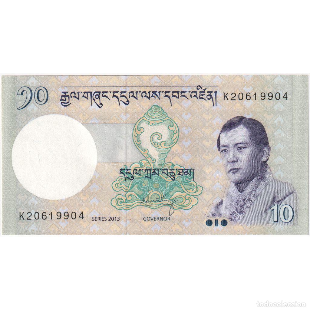 Billetes extranjeros: [#1234655] Billete, 10 Ngultrum, 2006, But&aacute;n, 2006, KM:29, UNC