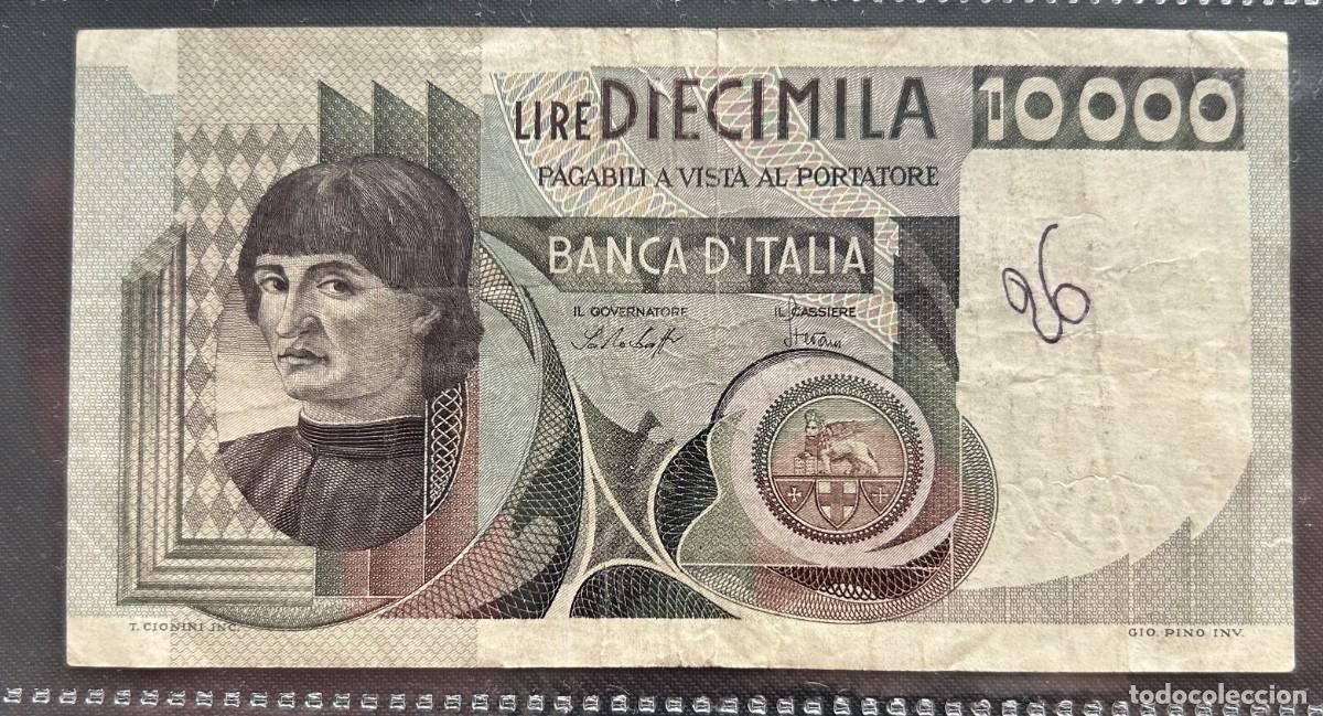 Billetes extranjeros: 10000 LIRAS 30.10.1976 ITALIA. P#106A