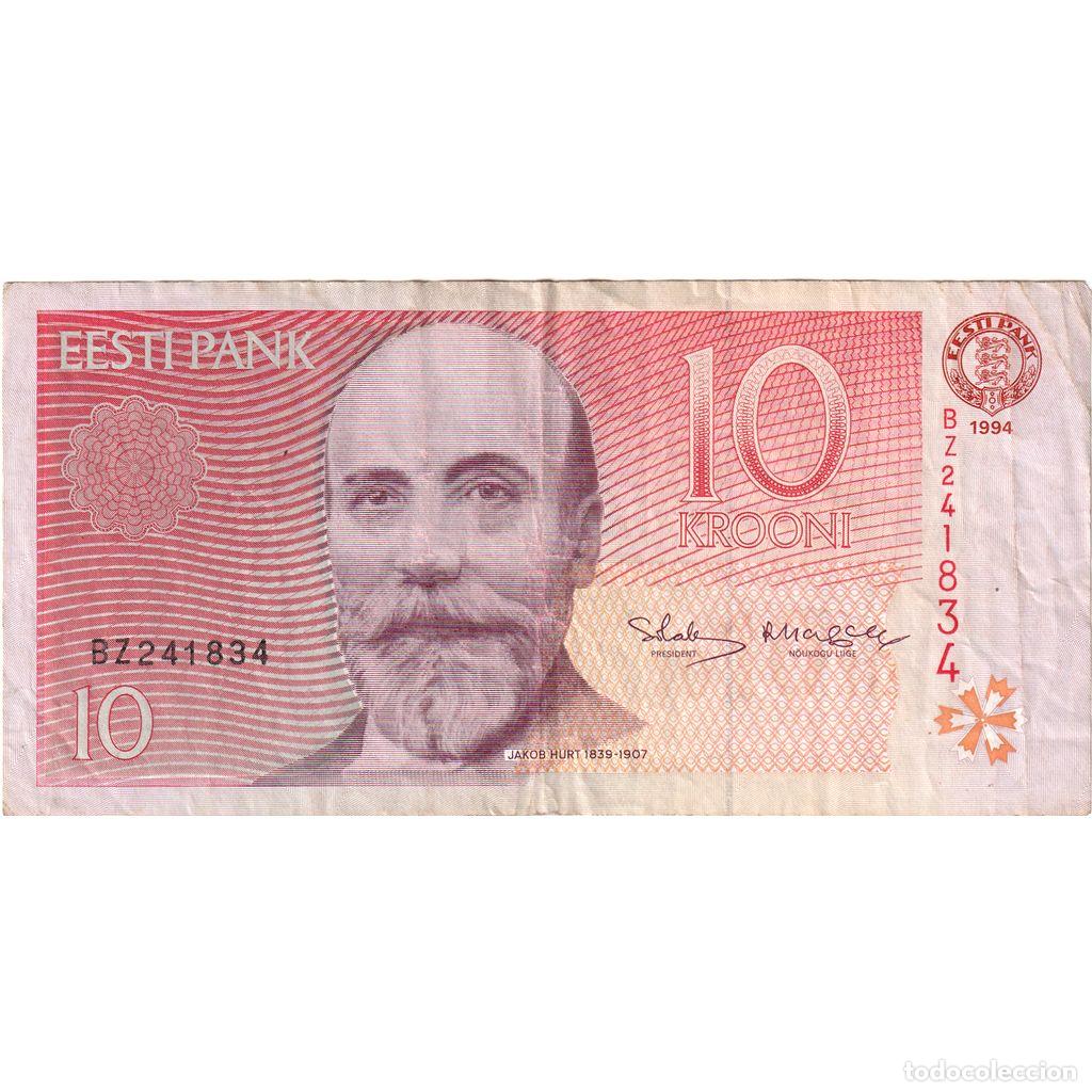 Billetes extranjeros: [#1234665] Estonia, 10 Krooni, BC+