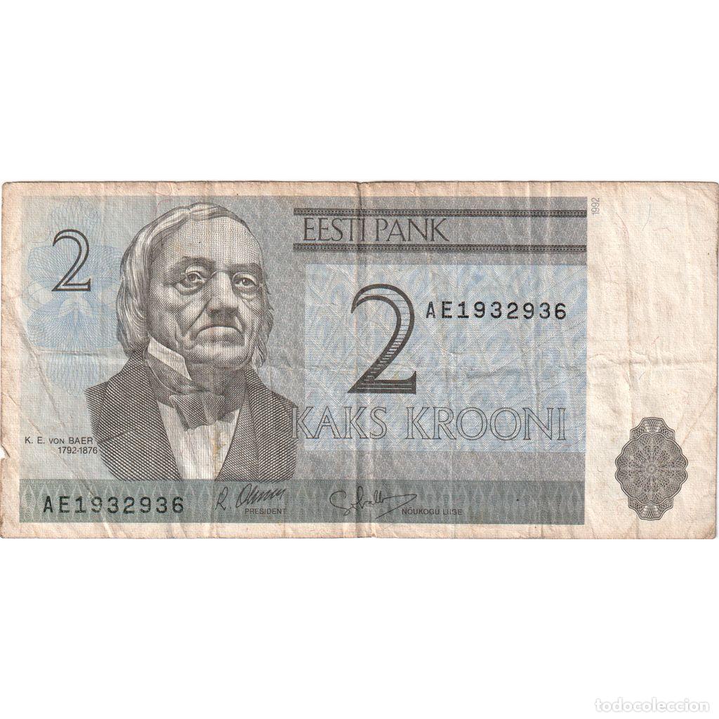 Billetes extranjeros: [#1234667] Billete, 2 Krooni, Estonia, KM:70a, BC