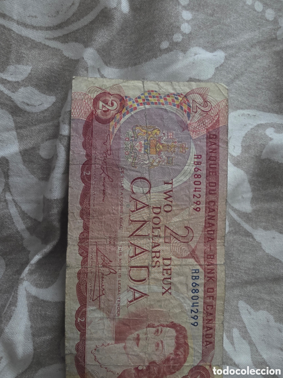 Billetes extranjeros: Billete canada 2 Dollars