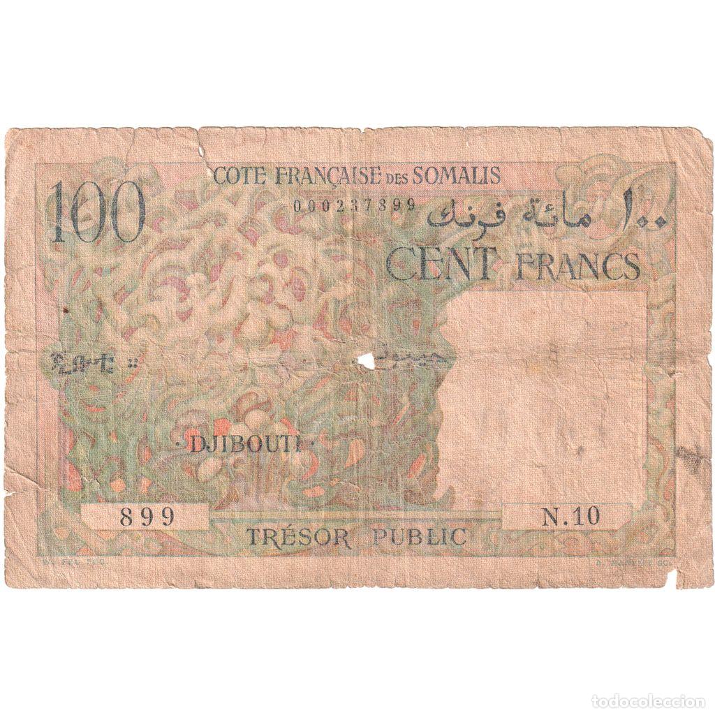 Billetes extranjeros: [#377852] Somalia francesa, 100 Francs, Undated (1952), RC+