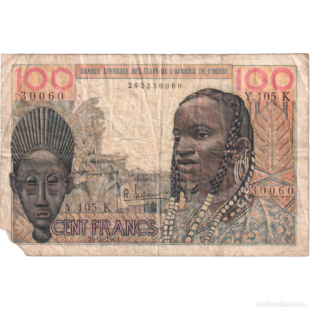 Billetes extranjeros: [#377855] Senegal, 100 Francs, 1961-03-20, RC+